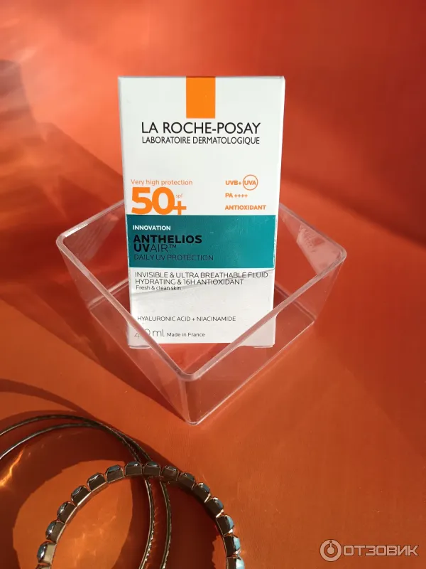 Легкий солнцезащитный флюид для лица La Roche-Posay Anthelios Uvair SPF50 PA