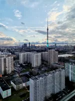 Колесо обозрения "Солнце Москвы" на территории ВДНХ (Россия, Москва) фото