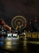 Колесо обозрения "Солнце Москвы" на территории ВДНХ (Россия, Москва) фото