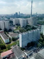 Колесо обозрения "Солнце Москвы" на территории ВДНХ (Россия, Москва) фото