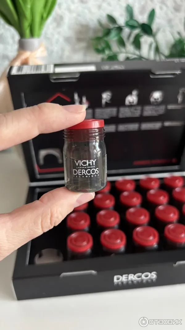 Ампулы против выпадения волос для мужчин Vichy Dercos Aminexil Intensive 5 фото