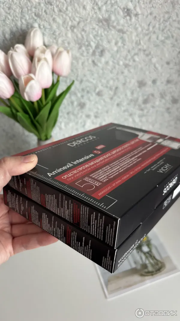 Ампулы против выпадения волос для мужчин Vichy Dercos Aminexil Intensive 5 фото