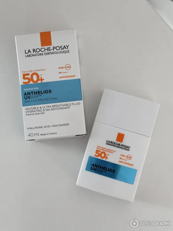 ANTHELIOS UVAIR Легкий солнцезащитный флюид для лица SPF50 PA. Бренд LA ROCHE-POSAY.