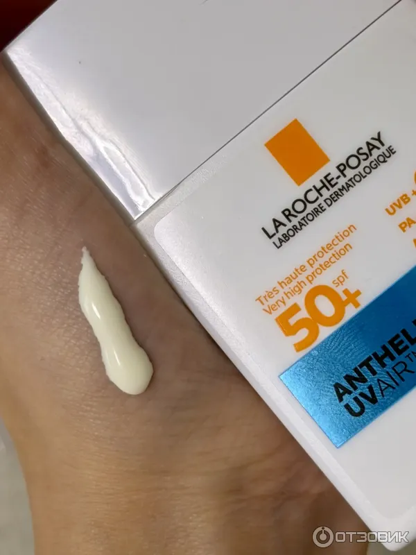 Легкий солнцезащитный флюид для лица La Roche-Posay Anthelios Uvair SPF50PA фото