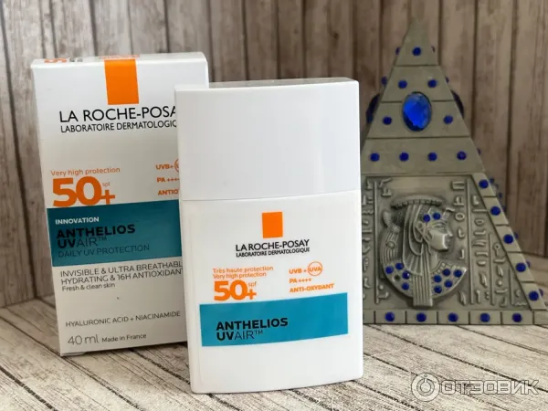 Легкий солнцезащитный флюид для лица La Roche-Posay Anthelios Uvair SPF50PA фото