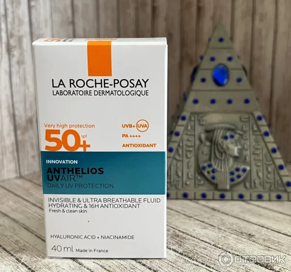 Легкий солнцезащитный флюид для лица La Roche-Posay Anthelios Uvair SPF50PA фото