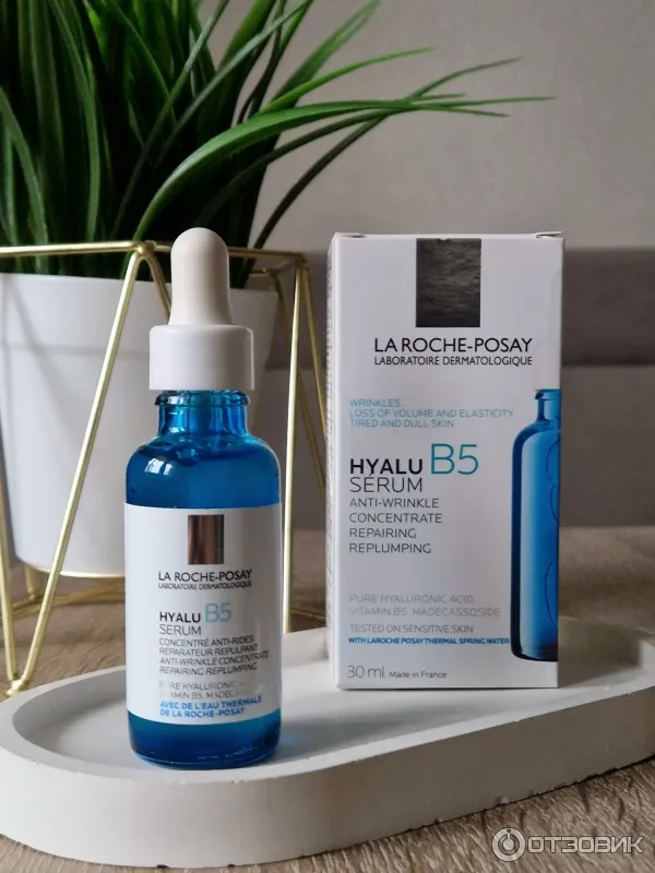 Увлажняющая концентрированная сыворотка против морщин La Roche-Posay Hyalu B5 фото