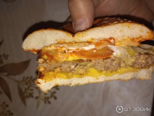 Бургер Вкусно и точка Гранд Де Люкс Чипотл (Россия, Москва) фото