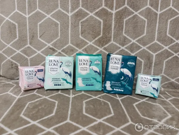 Прокладки ультратонкие гигиенические Luna Love Комфорт и сухость фото