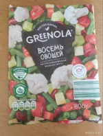 Замороженная овощная смесь Морозко Greenola 8 овощей фото