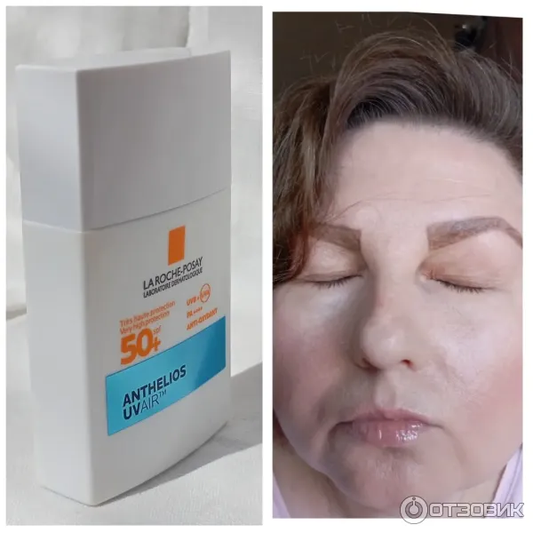 Легкий солнцезащитный флюид для лица La Roche-Posay Anthelios Uvair SPF50PA фото