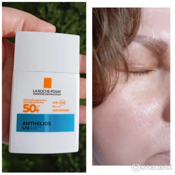 Легкий солнцезащитный флюид для лица La Roche-Posay Anthelios Uvair SPF50PA фото