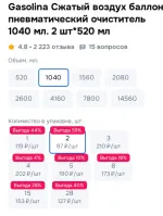 Бесконтактный очиститель со сжатым воздухом Gasolina фото