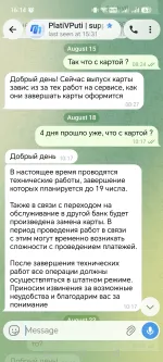 Виртуальная карта "Плати в пути" фото