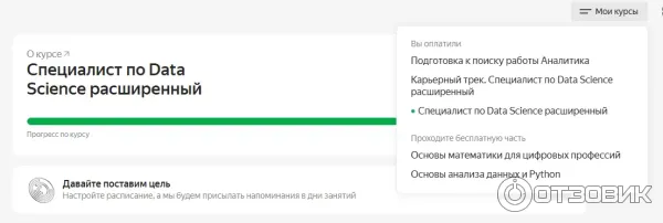 Скриншот из личного профиля